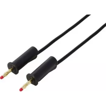 VOLTCRAFT MSB-132 1 m melns mērīšanas vads ar 4 mm savienojamiem kontaktdakšām VC-18709985