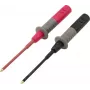 VOLTCRAFT MSS-140 drošības mērprobešu komplekts ar 4 mm ligzdu CAT III 600 V sarkans/melns