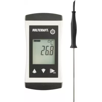 VOLTCRAFT PTM-110 digitālais precīzijas termometrs ar Pt1000, -70 līdz +250 °C, IP65, VC-8603575