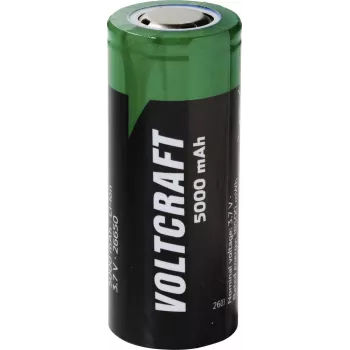 VOLTCRAFT Speciālais akumulators 26650 Flat-Top Li-Ion 3,7 V 5000 mAh 1 gab. (VC-17666010)
