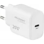 VOLTCRAFT UC-20W001 USB sienas lādētājs 20 W, 1x USB-C ātrā uzlāde, USB PD 3.0, balts, GaN (VC-17942085)