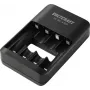 Voltcraft VC-BC-4100 apaļo elementu lādētājs NiMH NiZn Li-Ion AA AAA USB-C 4 ligzdas