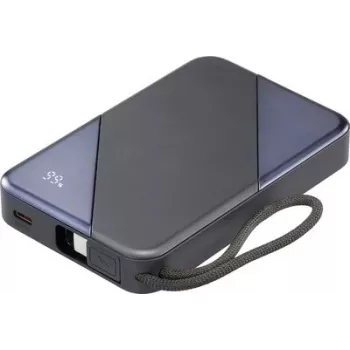 VOLTCRAFT VC-PBP2535CB Power Bank 10000 mAh USB PD 3.0 Li-Ion melna ar statusa indikatoru VC-17288095