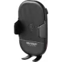 VOLTCRAFT VC-Qi-WCM15 Qi bezvadu automašīnas gaisa režģa tālruņa turētājs 15W ātrā uzlāde, 55-89mm, automātiskais skava, melns