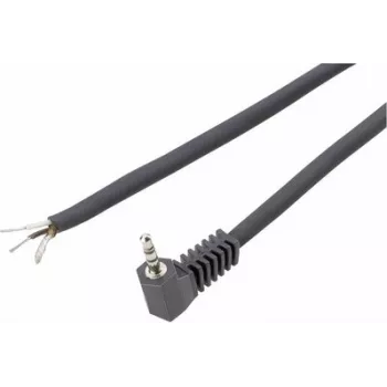 VOLTCRAFT XL-AC25SGW 2,5 mm stereo jack kontaktdakša, 3 polu, lodējams, niķelēts, 1 gab.