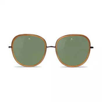 Vuarnet VL1629 Sieviešu saulesbrilles - Acetāta rāmis, Minerālstikla lēcas, 53mm lēcu platums, 17mm tilts, 145mm kājiņas - UV400 aizsardzība