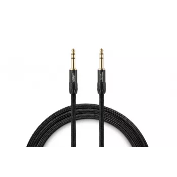 Warm Audio PREM-TRS-3 6.35mm TRS kabelis 0.9m melns