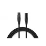 Warm Audio PREM-XLR-25 XLR mikrofonu kabelis, 7.6 m (25 ft), melns