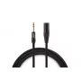 Warm Audio Premier Series XLR vīriešu uz 6,35 mm TRS vīriešu audio kabelis, 0,9 m, melns