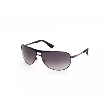 WEB EYEWEAR MAN WE0296-6601B Saulesbrilles Melnas Taisnstūris 66/14/125 mm