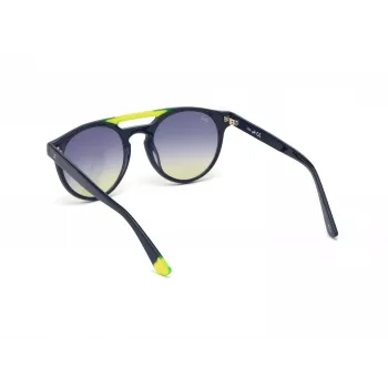 WEB EYEWEAR Unisex Saulesbrilles WE0262-5190W Square Acetate Melns Rāmis Pelēkas Lēcas 51/19/145 mm