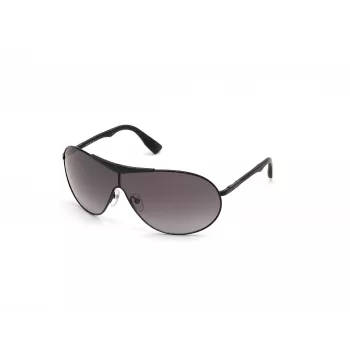 WEB EYEWEAR Unisex Saulesbrilles WE0282-0001B Melns Rāmis Pelēka Lēca UV400 3. Kategorija