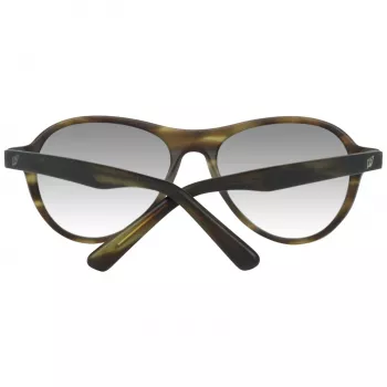 WEB EYEWEAR WE0128-5494N Unisex Saulesbrilles Havana Acetāta Rāmis Brūnas Polikarbonāta Lēcas 54mm