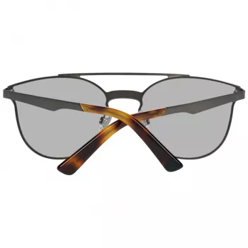 WEB EYEWEAR WE0190-0009C Unisex Saulesbrilles - Ģeometrisks Melns Rāmis Pelēkas Lēcas