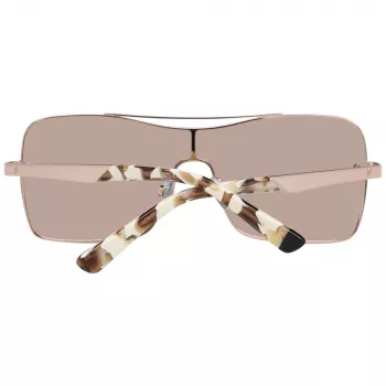WEB EYEWEAR WE0202-34G Unisex Havana Acetate Saulesbrilles ar Zaļām Polikarbonāta Lēcām UV400