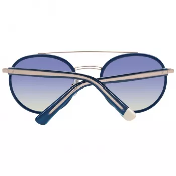 WEB EYEWEAR WE0225-5290W Unisex saulesbrilles, melns rāmis, pelēkas lēcas, 52/22/145 mm