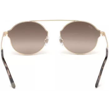 Web Eyewear WE0243-32G Unisex Pilot Saulesbrilles Zelts Rāmis Brūns Gradienta Lēcas UV400 58mm