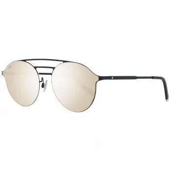 WEB EYEWEAR WE0249-5802G Unisex saulesbrilles melns rāmis pelēkas lēcas 58/18/145 mm