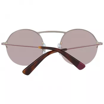 WEB EYEWEAR WE0260-5434U Unisex Saulesbrilles Havana Acetāta Rāmis Zaļas Polikarbonāta Lēcas 54/21/145 mm