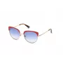 WEB EYEWEAR Women's Butterfly Sunglasses WE0271-5532W Havana Acetate Brown Gradient UV400 55/18/140