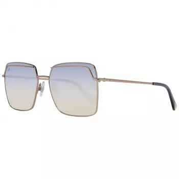 WEB EYEWEAR Sieviešu kaķacs formas saulesbrilles WE0259-5734W Havana Acetāts Brūnas gradienta lēcas 57mm