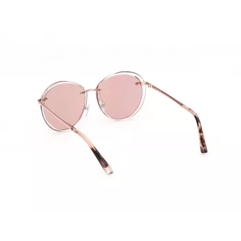 WEB EYEWEAR Sieviešu Kaķacs Sauļošanās Brilles WE0297-5726Z Brūna Havana/Zelta Tonis