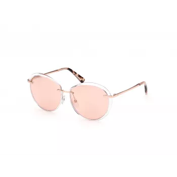 WEB EYEWEAR Sieviešu Kaķacs Sauļošanās Brilles WE0297-5726Z Brūna Havana/Zelta Tonis