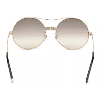 WEB EYEWEAR Sieviešu saulesbrilles WE0211-28G Zelts metāla rāmis Brūnas gradienta lēcas 59mm