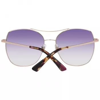 WEB EYEWEAR Sieviešu saulesbrilles WE0245-5833Z - Brūns gradients, taisnstūra acetāta rāmis