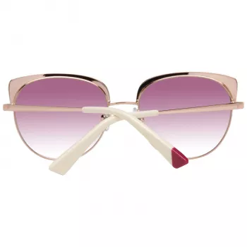 WEB EYEWEAR sieviešu saulesbrilles WE0271-5533Z Havana Brūnas Kvadrātveida Acetāts Gradienta Lēcas 55mm