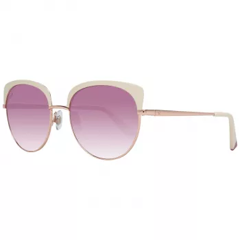 WEB EYEWEAR sieviešu saulesbrilles WE0271-5533Z Havana Brūnas Kvadrātveida Acetāts Gradienta Lēcas 55mm