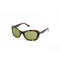 WEB EYEWEAR Sieviešu saulesbrilles WE0289-5652N Havana Acetate Square Frame Brown Gradient Lens 56/19/130 mm