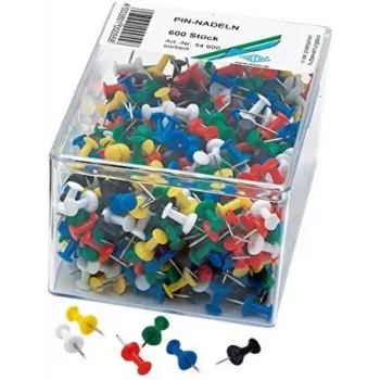 WEDO zīmēšanas spraudītes, 10 mm galviņas diametrs, 12 mm adata (54600)