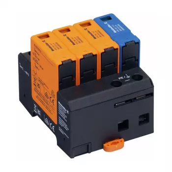 WEI VPU AC I 3+1 300/12.5 LH Type 1 pārsprieguma aizsardzības ierīce TT, TN-S, TN-C-S sistēmām