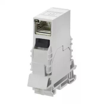 Weidmueller IE-TO-RJ45-C DIN sliežu RJ45 ligzda, Cat.6A, ekranēta