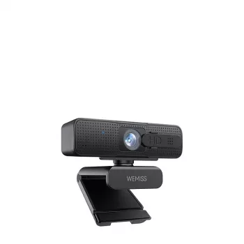 WEMISS CM-A1 Stream Series Autofocus Full HD Webcam ar 1/3-CMOS sensoru, melna