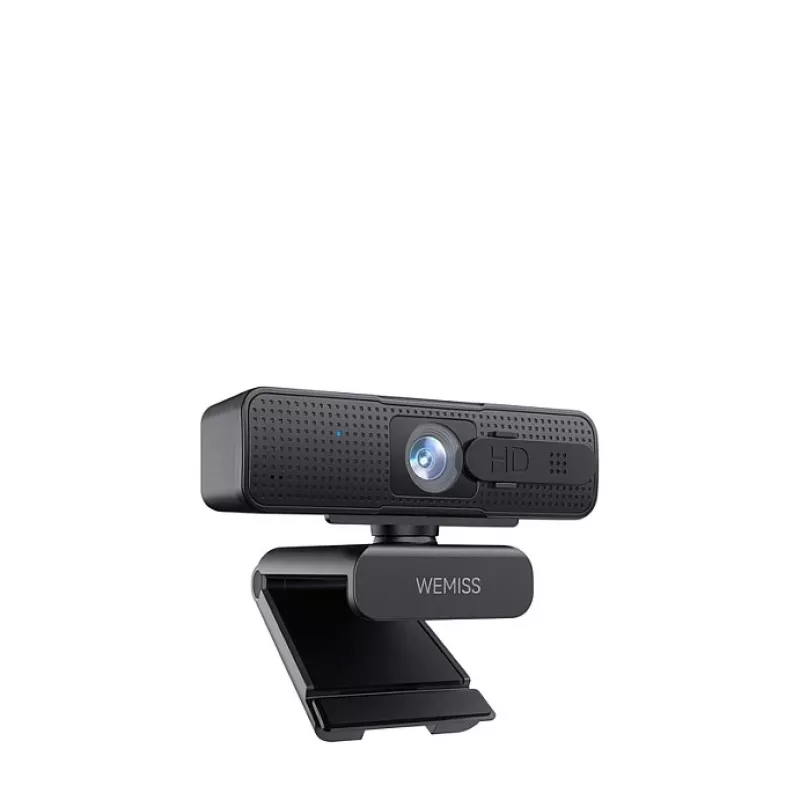 WEMISS CM-A1 Stream Series Autofocus Full HD Webcam ar 1/3-CMOS sensoru, melna