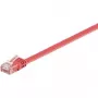Wentronic 96400 1m Cat6 U/UTP tīkla savienojuma kabelis, sarkans
