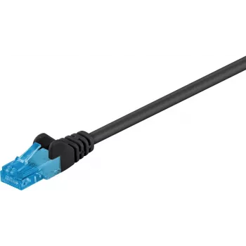 Wentronic Goobay 55415 Cat6a U/UTP tīkla patch kabelis, RJ45, 30 m, melns