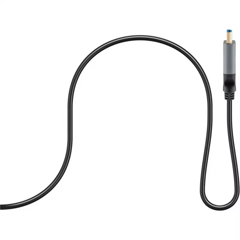 WENTRONIC Goobay 76276 aktīvais optiskais HDMI kabelis AOC 8K - 10 m, HDMI 2.1, 48 Gbps, 8K@60Hz, 4K@120Hz, Dynamic HDR, eARC, VRR, ALLM, HDCP 2.3, melns