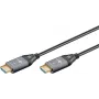 WENTRONIC Goobay 76276 aktīvais optiskais HDMI kabelis AOC 8K - 10 m, HDMI 2.1, 48 Gbps, 8K@60Hz, 4K@120Hz, Dynamic HDR, eARC, VRR, ALLM, HDCP 2.3, melns