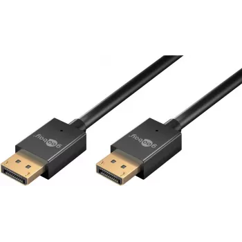 Wentronic Goobay 77442 DisplayPort kabelis 1m melns