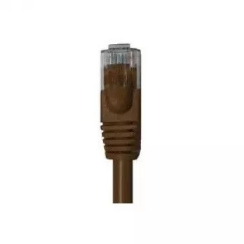 Wentronic Goobay CAT 6 plakanais tīkla kabelis, U/UTP, tumši brūns, 0,5 m, varš 95889