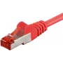 Wentronic Goobay CAT 6 tīkla kabelis, S/FTP (PiMF), sarkans, 50 m - LSZH bez halogēniem, varš 68287