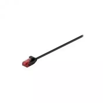 Wentronic Goobay CAT 6 Slim tīkla kabelis, U/UTP, melns, 7,5 m, varš 93729