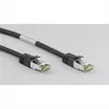 Wentronic Goobay CAT 8.1 S/FTP tīkla kabelis, LSZH, melns, 1 m 66721