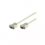 Wentronic Goobay D-SUB RS-232 pagarinājuma kabelis 9 kontaktu tēviņš uz mātīti, pelēks, 5 m 50225