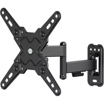 WENTRONIC Goobay FULLMOTION (S) TV sienas stiprinājums 19-43 collu ekrāniem, 20 kg, pilna kustība, pagriešana, noliece, VESA līdz 200x200, melns 79762