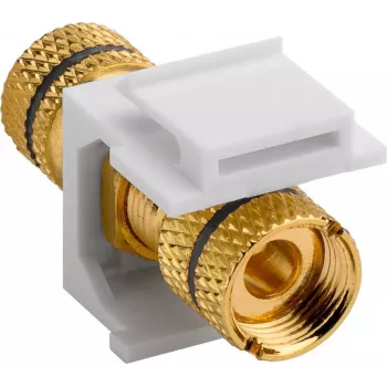 WENTRONIC Goobay Keystone skaļruņa modulis, melns - binding post uz skrūvju spailēm (79476)
