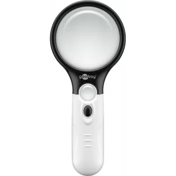 WENTRONIC Goobay LED apgaismota lupa 3x/4.5x, balta 41255
